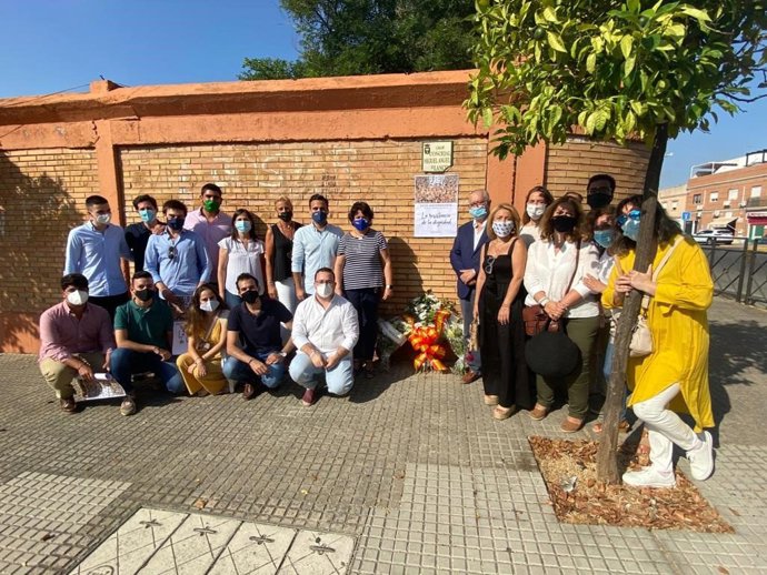 Acto homenaje a Miguel Ángel Blanco en Bormujos