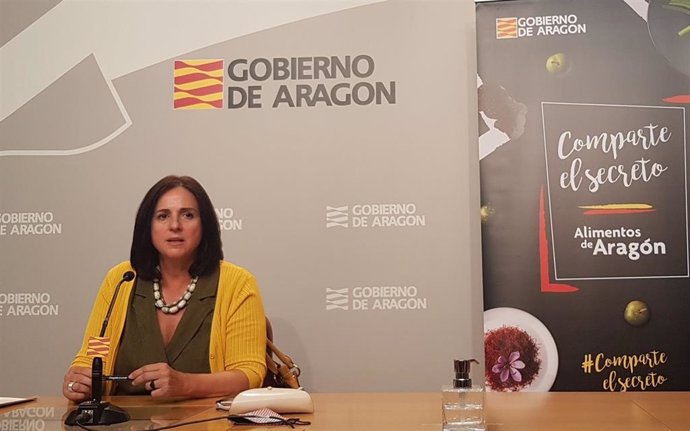 La directora general de Promoción e Innovación Agroalimentaria del Gobierno de Aragón, Carmen Urbano.