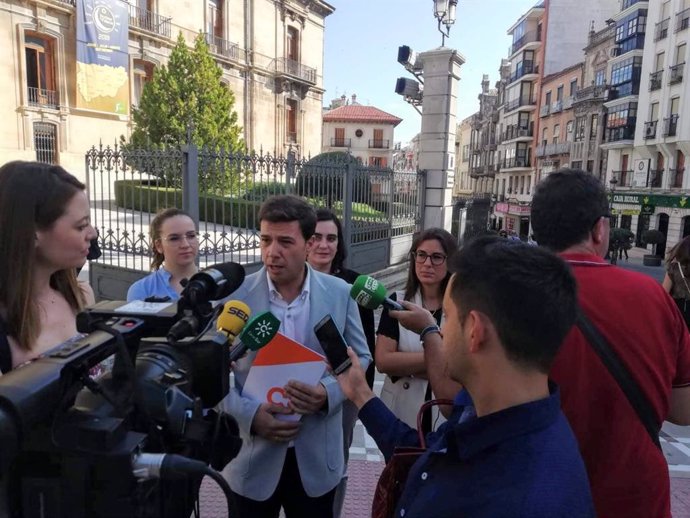El portavoz de Ciudadanos (Cs) en la Diputación de Jaén, Ildefonso Ruiz.