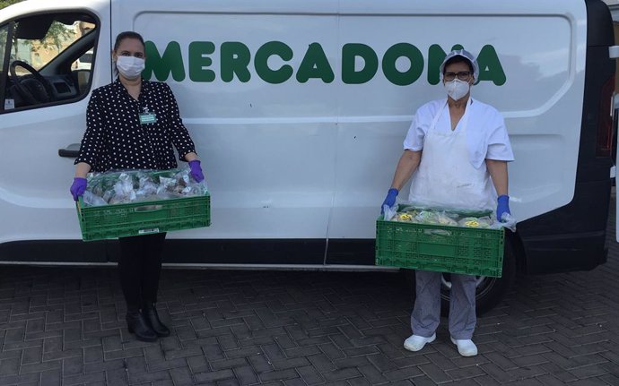 Mercadona dona 13.000 kilos de alimentos a once entidades sociales de Valencia y
