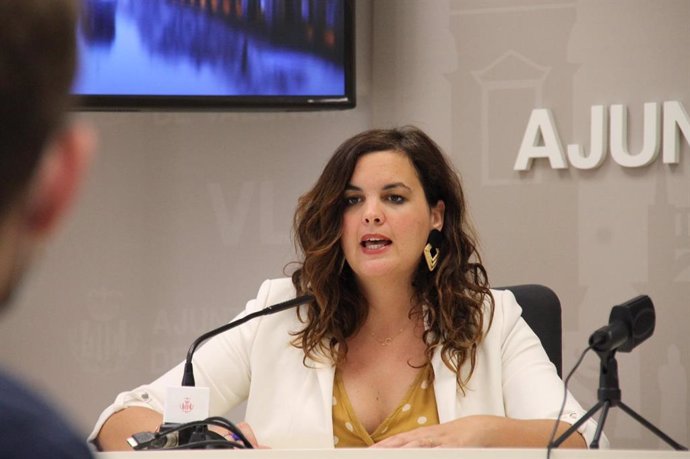 La vicealcaldesa de Valncia, portavoz socialista en su ayuntamiento y secretaria general del PSPV-PSOE en la ciudad, Sandra Gómez.