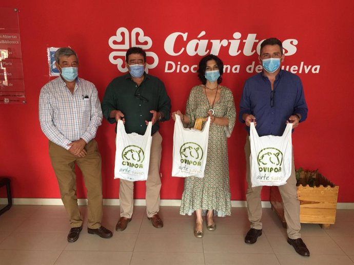 Huelva.- La Junta entrega a Cáritas 150 kilos de carne de cordero proporcionada 