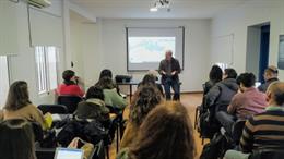 Imagen de archivo de una clase en la Universidad Internacional de Andalucía (UNIA).
