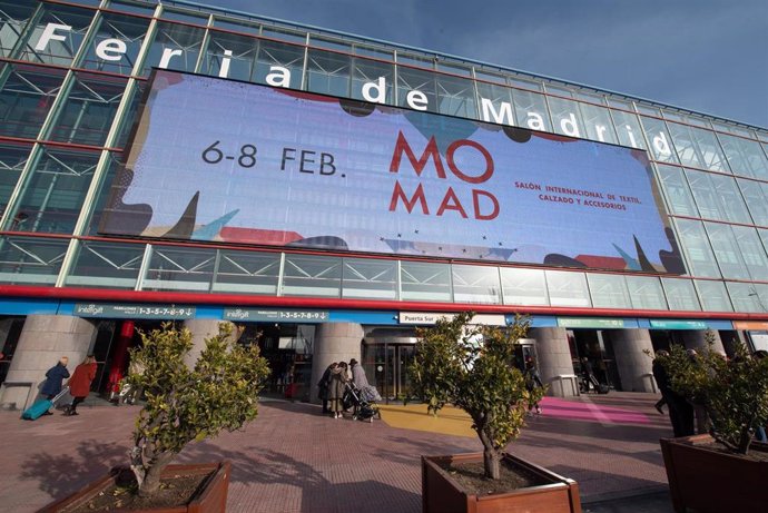 Imagen de recurso de la fachada de Feria de Madrid durante la celebración de Momad en febrero de 2020.