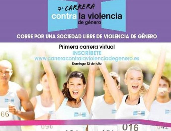 Cartel de la 7 Carrera contra la violencia de género