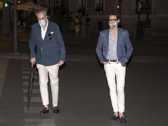 Jaime de Marichalar y Juan Avellaneda disfrutan de una cena de amigos