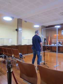 P.M.M. durante el juicio celebrado en la Audiencia de Jaén