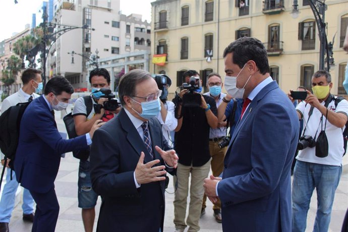AMP.- Coronavirus.- Moreno propondrá el lunes a los técnicos que sea obligatorio el uso de la mascarilla en Andalucía