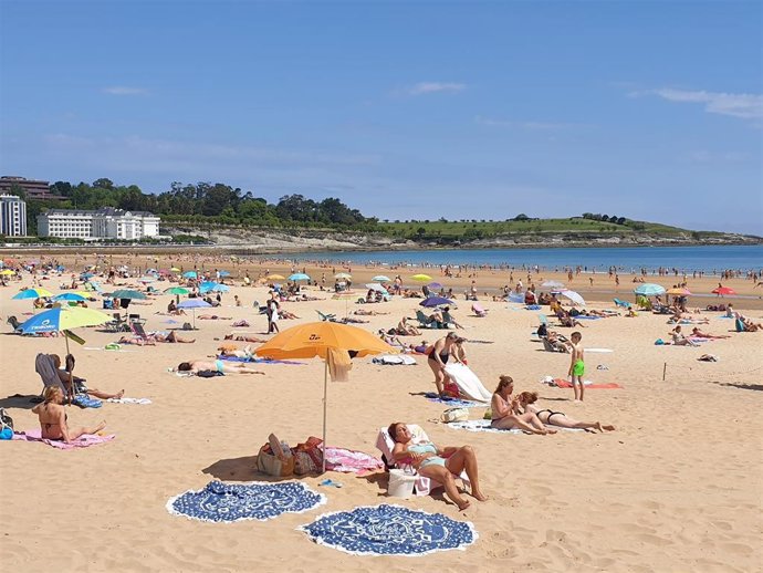 Segunda Playa de Santander. Imagen de archivo