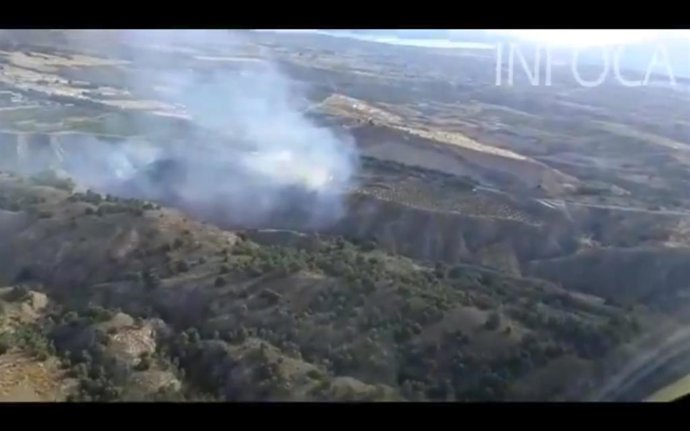 Incendio forestal de Guadix