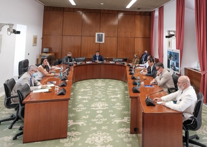 La Junta de Portavoces reunida el pasado miércoles