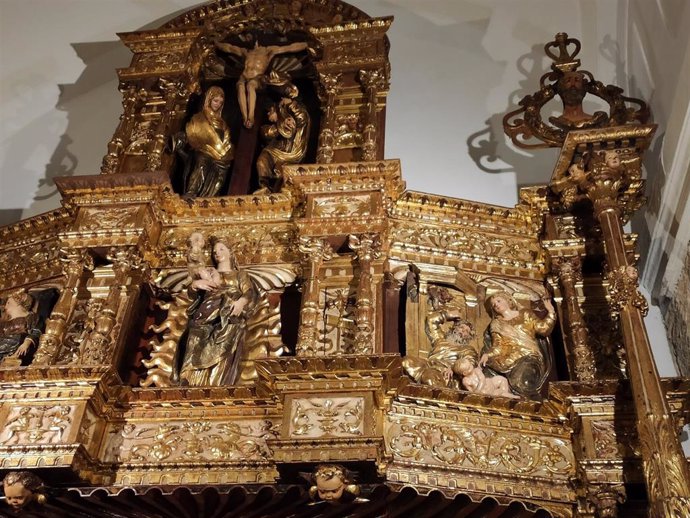 Retablo de la Epifanía de la Iglesia de Santiago de Valladolid.