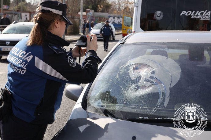 Policía Municipal de Madrid investiga atropellos