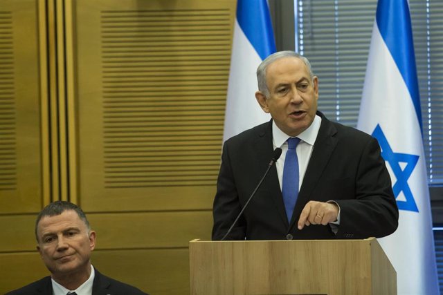 Yuli Edelstein y Benjamin Netanyahu