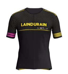 El maillot oficial de La Indurain de 2020 homenajea los triunfos de Miguel Indurain en el Tour, Giro, Mundial y Juegos Olímpicos