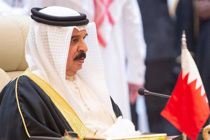 El rey de Bahréin, Hamad bin Isa al Jalifa