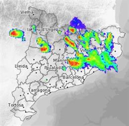 El Meteocat emite un aviso por fuertes lluvias el lunes 13 de julio de 2020 y el martes 14 de julio de 2020, por el que Protección Civil de la Generalitat ha activado el plan Inuncat en fase de prealerta.