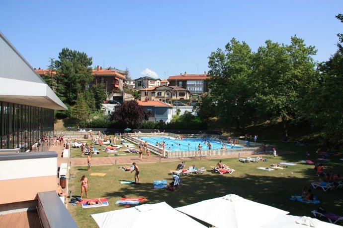 Instalaciones del polideportivo Etxadi en San Sebastián