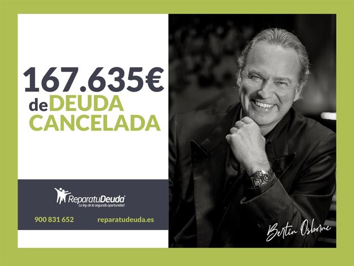 Bertin Osborne representa a Repara tu deuda abogados