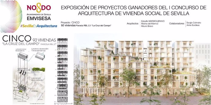 Exposición de proyectos del Concurso de Arquitectura de Vivienda Social