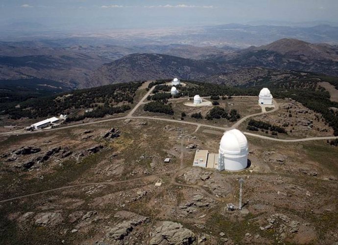 El centro astronómico de Calar Alto, en Gérgal (Almería)