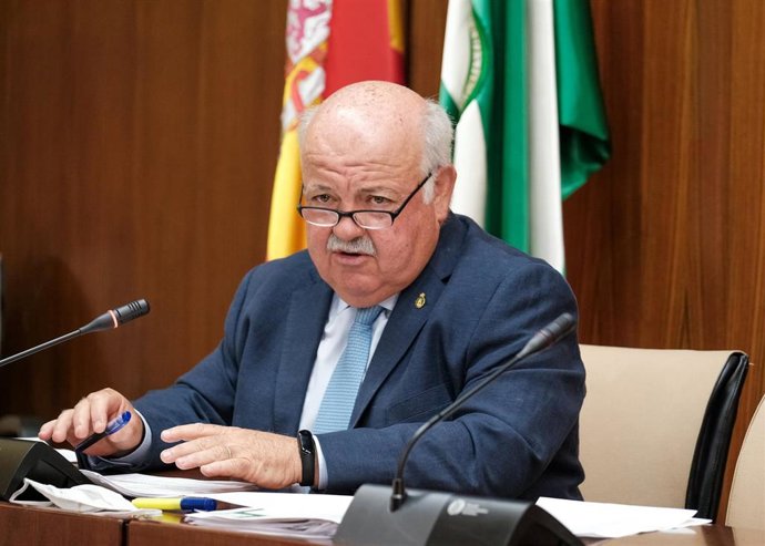 El consejero de Salud y Familias, Jesús Aguirre, en una imagen de archivo.