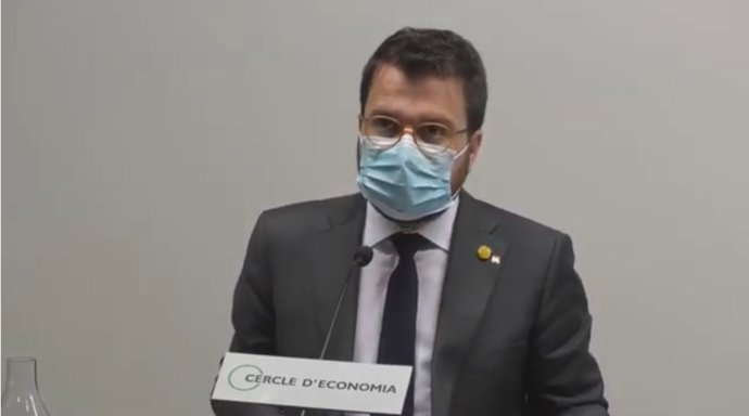 El vicepresidente y conseller de Economía de la Generalitat, Pere Aragons