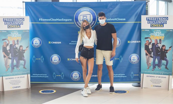 Javier Tudela, hijo de Makoke, con su novia Marina Romero