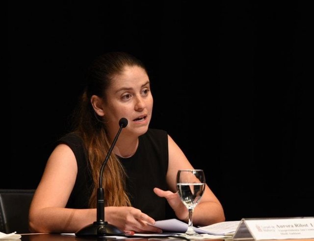 La coordinadora de Unidas Podemos en Mallorca, Aurora Ribot.