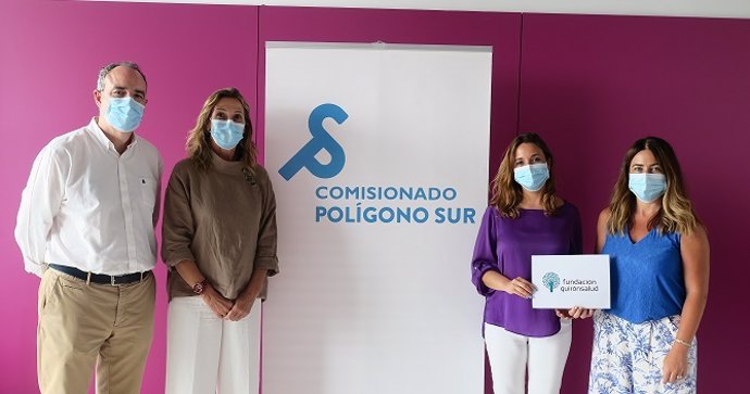 Entrega de mascarillas al Comisionado del Polígono Sur destinadas a colectivos vulnerables