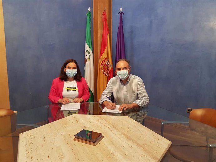 Firma del convenio entre el Ayuntamiento de Jaén y Aqualia