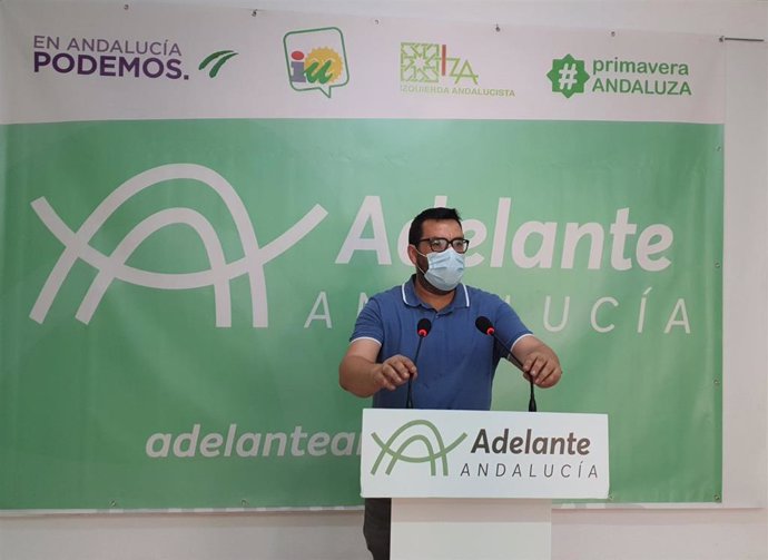 El diputado de Adelante Andalucía y coordinador de Izquierda Unida en Málaga, Guzmán Ahumada.