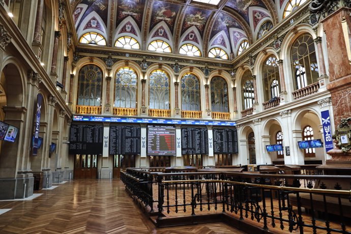 Interior del Palacio de la Bolsa, en Madrid (España), a 6 de julio de 2020.