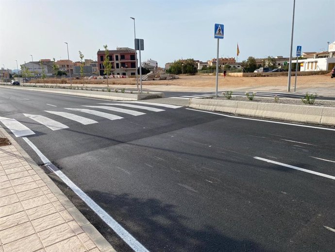 Badén en el acceso a Campos desde Llucmajor