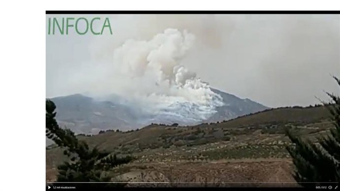 Incendio en Quesada/Archivo