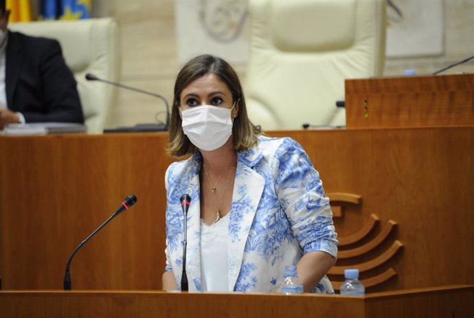 La portavoz del Grupo Parlamentario Socialista, Lara Garlito