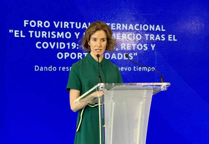Sonia Pérez Ezquerra, en el Foro sobre comercio y turismo tras covid19