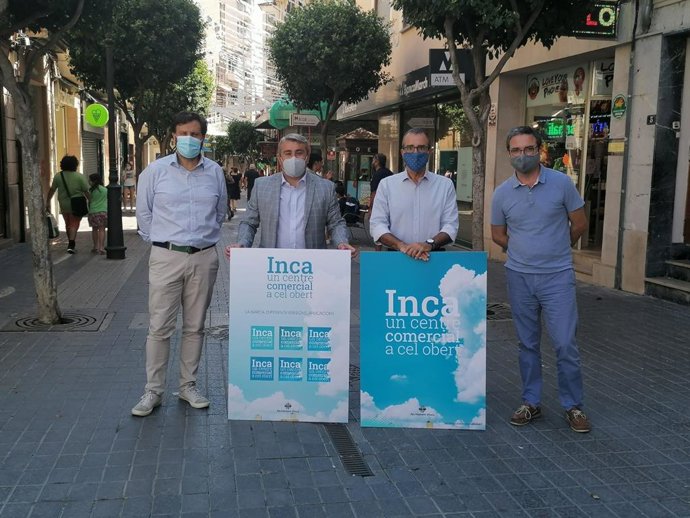 Presentación de la iniciativa 'Inca centre comercial a cel obert'.