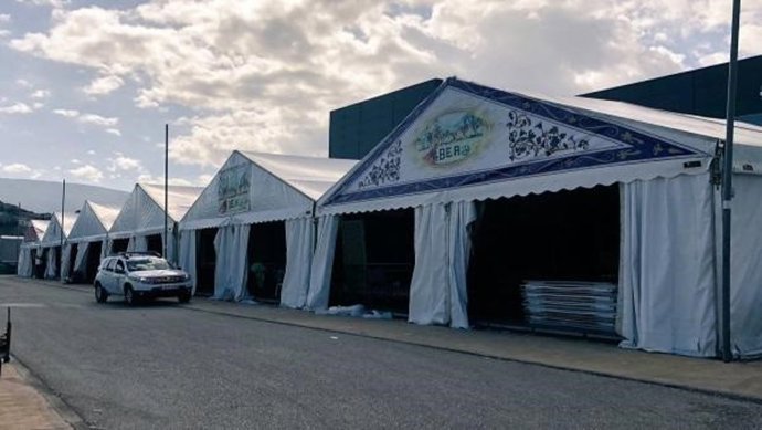 Casetas de la Feria de San Lucas/ Archivo