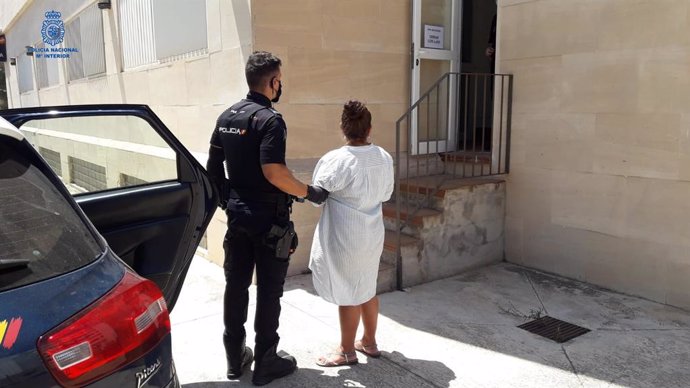 La mujer detenida por el robo en Playa de Palma