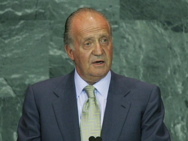King Don Juan Carlos I of Spain addresses the United Nations (UN) General Assembly on September 14, 2005 in New York City. The 60th session of the UN General Assembly got underway in New York as more than 170 leaders attend the diplomatic conference.