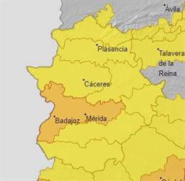 Alertas en Extremadura para el 16 de julio
