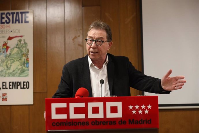 Imagen de recurso del secretario general de CCOO Madrid, Jaime Cedrún.