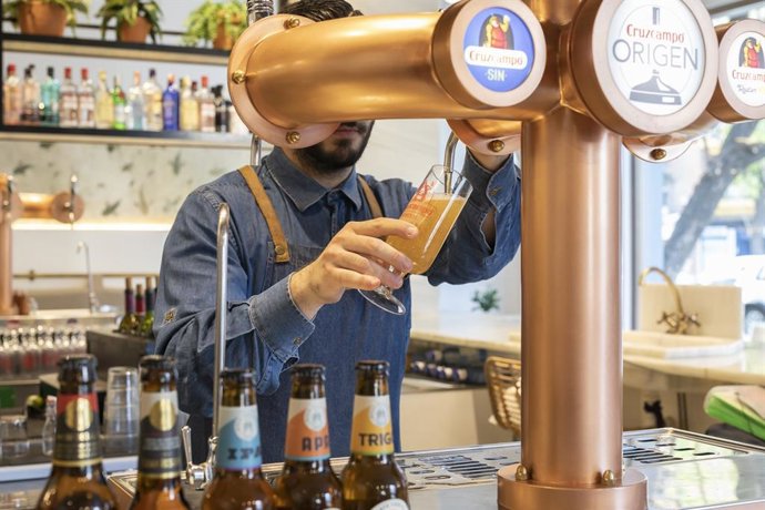Grifos de cerveza Cruzcampo