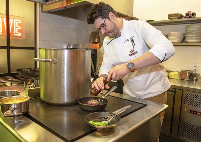 El cocinero Aitor Esnal en el Wine Fandango