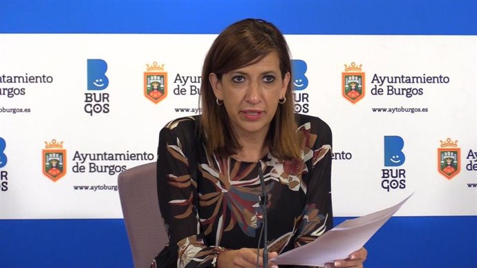 La portavoz del Ayuntamiento de Burgos, Nuria Barrio.