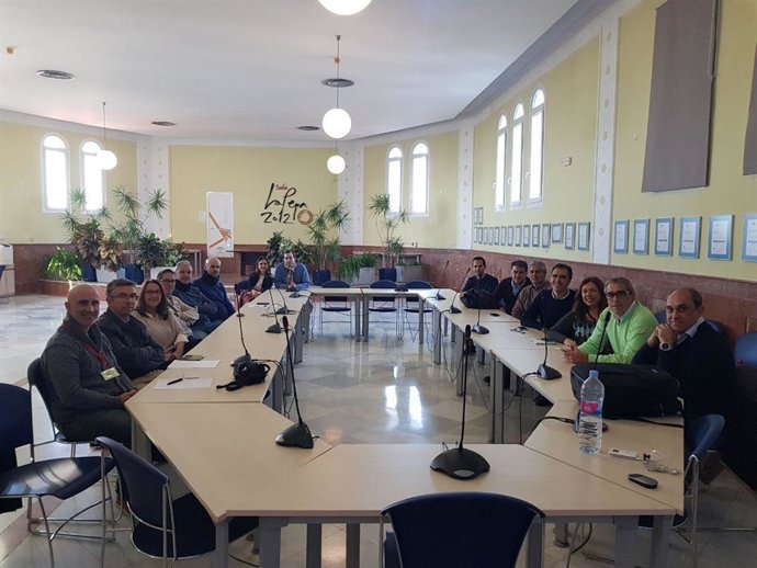 Miembbros del equipo TIC del Puerta del Mar