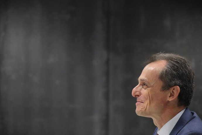 El ministro de Ciencia e Innovación durante una entrevista para Europa Press en la sede del ministerio, en Madrid