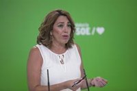 Susana Díaz acusa a la Junta de apostar por que la sanidad privada "haga caja" en vez de "reforzar" la pública