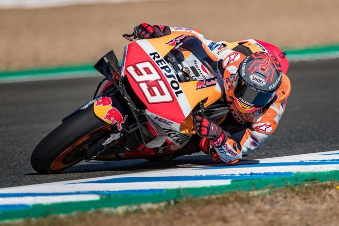 Marc Márquez, en el test de Jerez